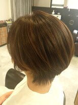 アフィックス ヘア 水天宮前店(affix hair) 透明感カラー×大人可愛いショート