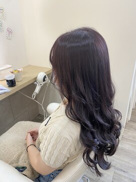 アコレ ミリュー 南草津店(ACCOLE milieu) 【イルミナカラー♪】ピンクむらさきカラー♪
