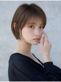 前髪ありショートボブ20代30代40代【AIN.表参道】川原大地