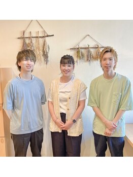 ガーデンエス 緑井店(GARDEN es)の写真/【山口　聖矢】【的場　亮】【上野 恵里奈】一度、体験すると推したくなるスタイリストをご紹介☆