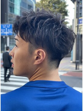 ヒロギンザ 仙台本店(HIRO GINZA) 仙台　アップバングビジネススタイル　ツーブロック