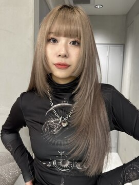 サイン 渋谷(SIGN) 韓国ヘアイメチェンハッシュカット似合わせカットレッドブラウン