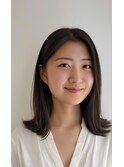 セミロングスタイル【松戸・五香・白髪染め・カラー専門店】