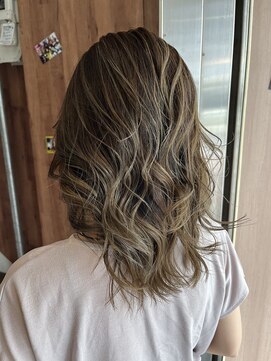 アヴァンス 天王寺店(AVANCE.) バレイヤージュ×透明感