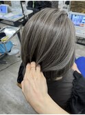 白髪ぼかしハイライトケアカラー池袋