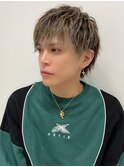 魅力倍増カールセミディシアーカラーダークアッシュショートヘア