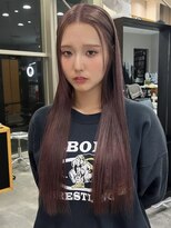 リッチ(RITZY) 【RITZY】ピンクベージュ☆レイヤーロング☆スモーキーアンバー