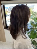 白髪ぼかしハイライト