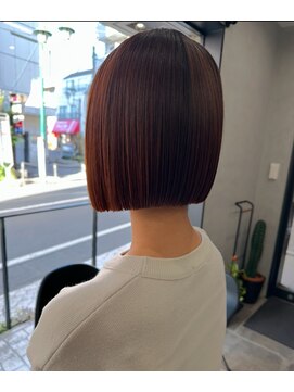 シャムオーツー 国分寺(CHAM:O2) コンパクトボブ/新・髪質改善美髪エステトリートメント