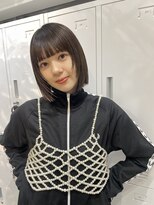 メゾンアクア 表参道(Maison ACQUA)&nbsp;◎ミニボブ縮毛矯正髪質改善ストレート顔まわりレイヤーカット