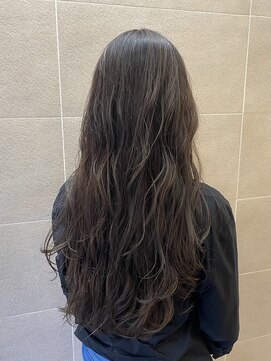 サロンドジョー(salon de joe) ショートボブレイヤーカットミディアムウルフくびれ透明感カラー