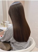大人かわいい☆艶感たっぷりスーパーロング♪髪質改善ストレート