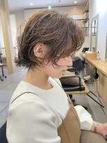 サンド 表参道(sand)&nbsp;ショートボブパーマ20代30代40代ショートパーマショート