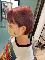 シャンプーボーイ セントラル 博多(SHAMPOO BOY central) ショート/ショートボブ/ハイライト/切りっぱなし/博多