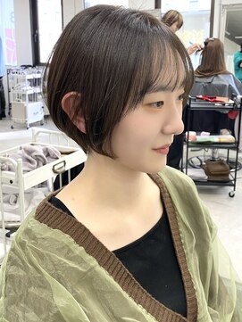 クレム 博多駅店(ChLem) 丸みショート　髪質改善　ショート　博多美容室