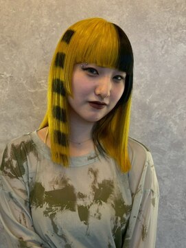 ベレーザ 渋谷(BELEZA) 13938ブリーチ＆ダブルカラーウルフレイヤーニュアンスカラー