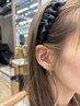 耳つぼジュエリー付き！カット+カラー+3ステップトリートメント