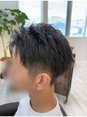 メンズツーブロスタイル。爽やかさバツグン