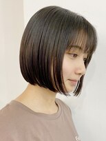 クラップス オル 金沢八景(CLAPS Ore)&nbsp;金沢八景ショートボブ丸みショートイルミナカラー顔周りレイヤー