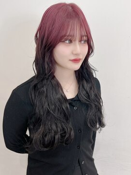 ビューシンサイバシ(VIEW SHINSAIBASHI) デザインカラーハイトーン前髪イメチェン10代20代30代40代