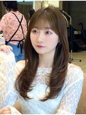 ロングヘア20代30代40代レイヤー前髪なし前髪あり表参道【平島】