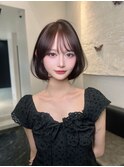表参道/クラゲヘアー/オリーブグレー/小顔/ココアベージュ/渋谷