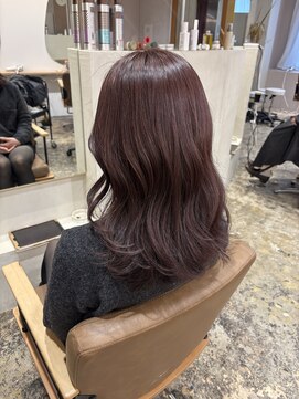 ユッカ 梅田(YUCCA) 【YUCCA】大人可愛い/ミディアム/pink brown