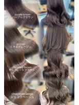 アリュウル 表参道(ALLURE) 人気急上昇!パープルブラウン/ショコラブラウン 佐藤