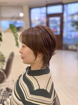 トライスター(TriStar)&nbsp;【トライスター】ショートウルフ/グリーングレージュ