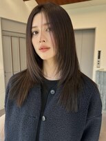 ローレンアオ(LOREN AO)&nbsp;ミルクティーブロンド/ダークブルー/デジタルパーマ/矢場町