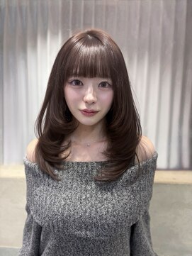 リリー(Lilley) 【本松美咲】ミディアムレイヤー×チョコレート