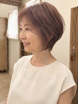 マテリア ヘアー デザイン(materia hair design) 【61.パサつきがちな年齢髪も健康に◎ショートカット】