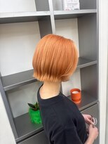 ゲーム 原宿店(GAME) ダブルカラー/オレンジカラー/ブリーチ/ボブ/原宿美容室