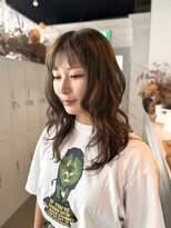 リング(ring)&nbsp;ミントベージュ×ハイレイヤーミディ