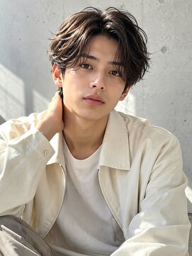 ノア 三宮店(NOA) 【NOA】韓国風フェザーセンターパート×毛流れニュアンス