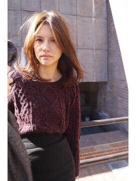 ブーケ(BOUQUET) 前髪長めでクールなセンターパートにイメチェンしたい方に。