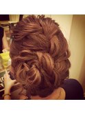 ゆるふわ大人かわいいアップ　《　六本木　ヘアセット　》