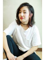 トヌコア ルア 下北沢店(TONUKOA RUA)&nbsp;【TonukoaRua】切りっぱなしロブでも大人女子☆可愛いめ外巻き☆