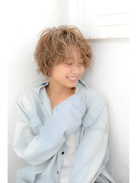 ラボヌール ヘアーウル 春日部西口店(La Bonheur hair heureux) ラフショートウェーブ66