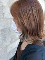 オンリエド ヘアデザイン(ONLIed Hair Design) 【ONLIed】インナーカラー×外ハネボブ