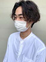ヘアー アイス ルーチェ(HAIR ICI LUCE)&nbsp;メンズパーマ パーマ センターパート メンズカット　担当城倉