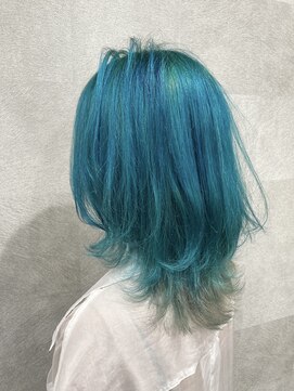 エン(en) オーシャンネイビーインナーシルバー