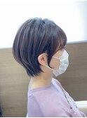 【小顔見え】ショートボブ