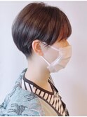 【morio 原宿】刈り上げマッシュショート　小顔　刈り上げ女子