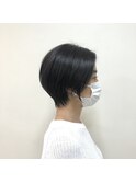 30代40代50代似合わせひし形ショートボブ