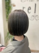 ヘアサロン レリー(hair salon relie) 【デザインカラー】ハイライト×ターコイズカラー【下関】