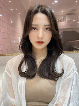 ルームバイシー 新宿(Loom. by Sea) 韓国風前髪×レイヤーカット【髪質改善/新宿/レイヤーカット】