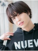 長めバングで作りこまないスマートマニッシュE新所沢