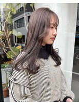 ヘアー アイス ルーチェ(HAIR ICI LUCE) ブリーチなしグレージュカラー /中西