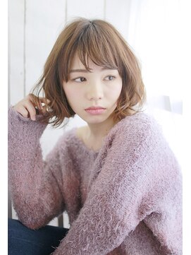 セントラル プラスエヌ(CENTRAL+n) 20代30代40代　小顔な春ボブ【草津】＃499